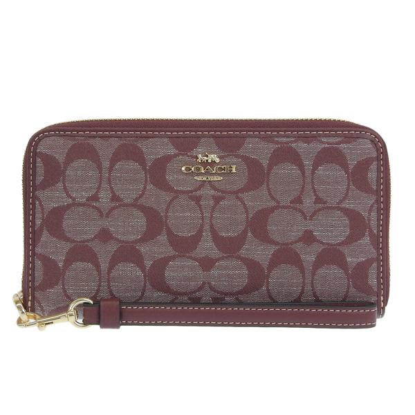 COACH コーチ 財布 レディース 長財布 アウトレット シャンブレー 