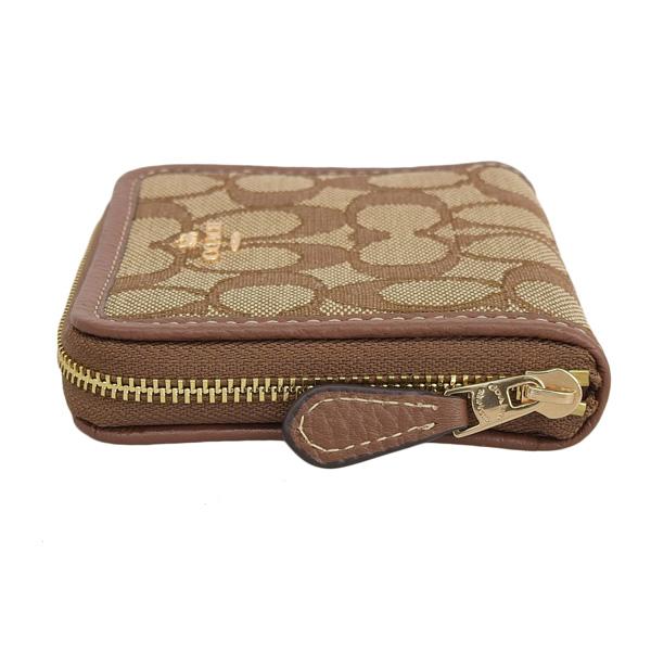 COACH（コーチ） 財布 レディース 二つ折り財布 ラウンドファスナー