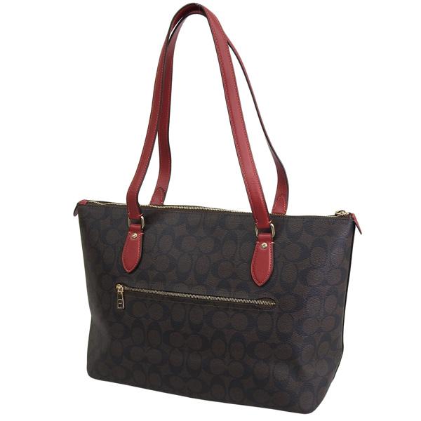 COACH トートバッグ ブラウン/ホワイト COACH コーチ バッグ レディース トートバッグ アウトレット