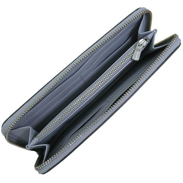 COACH（コーチ） 財布 レディース 長財布 レザー グレー スリム