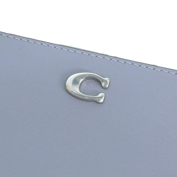 COACH（コーチ） 財布 レディース 長財布 レザー グレー スリム