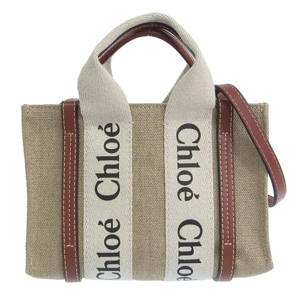 Chloe☆25FW WOODY ウッディ スモール ショルダー付トートバッグ