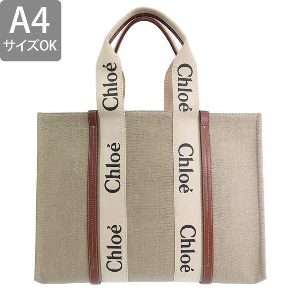 Chloe クロエ トートバッグ レディース ウッディ ホワイト Chloe クロエ トートバッグ レディース ウッディ ホワイト