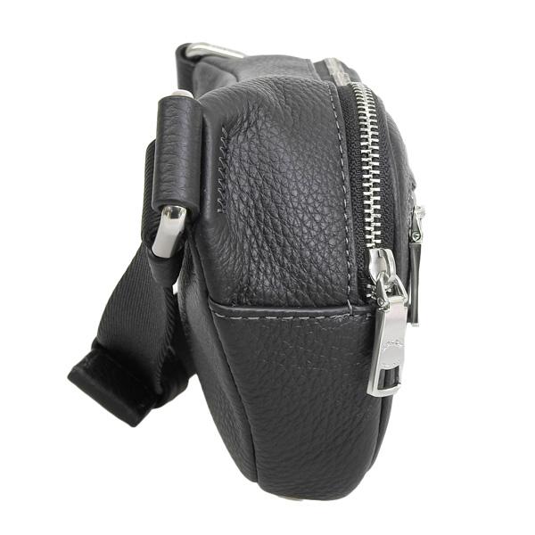COACH ボディバッグ ブラック レザー COACH（コーチ） Crossbady Bag ボディバッグ クロスボディ ベルト