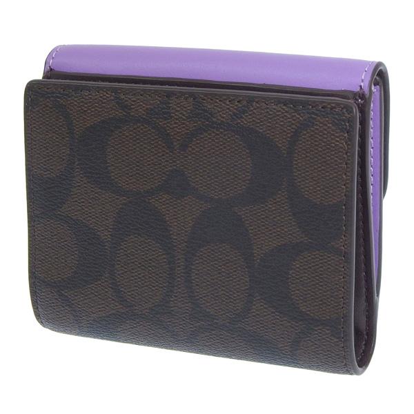 COACH（コーチ） 財布 レディース 二つ折り財布 アウトレット ブラウン