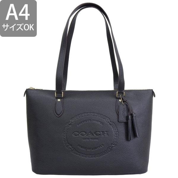 COACH ブラック レザートートバッグ COACH（コーチ） バッグ レディース トートバッグ アウトレット レザー
