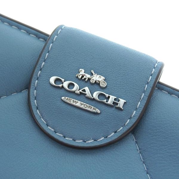 超美品・COACH正規品・レディース 二つ折り財布 レザー・グレーブルー coach財布二つ折り レディース ブルー」の人気商品一覧 | 安い