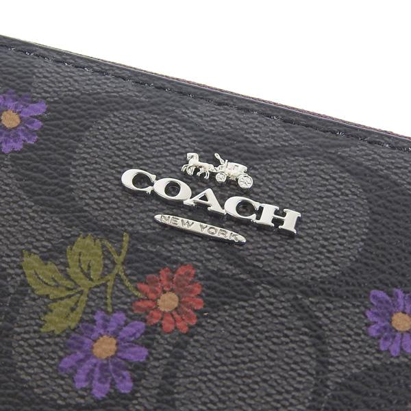 COACH（コーチ） 財布 レディース 長財布 アウトレット ブラックマルチ