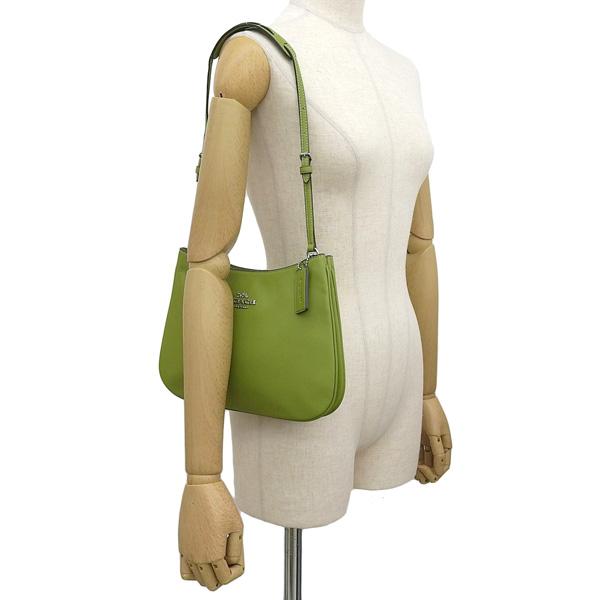 COACH グリーン レザー ショルダーバッグ 楽天市場】【バッグ】COACH コーチ レザー ショルダーバッグ ワン