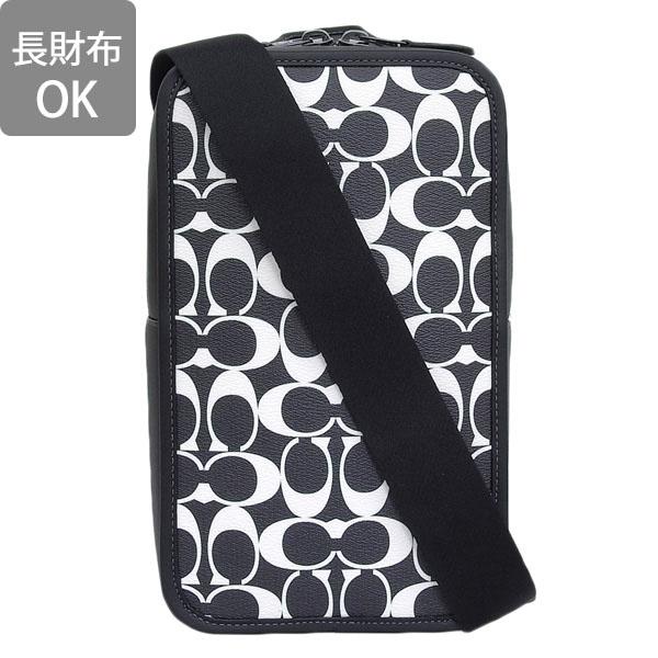 超美品‼️COACH ボディバッグ ホワイト/ブラック COACH（コーチ） バッグ メンズ ショルダーバッグ ボディバッグ