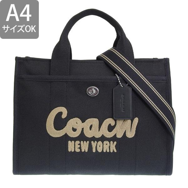 コーチ バッグ レディース ショルダーバッグ 2WAY トートバッグ キャンバス ブラック CARGO TOTE CP158LHBLK COACH｜riverall-men｜02