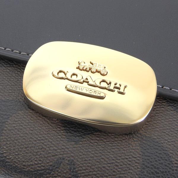 COACH（コーチ） 財布 レディース 二つ折り財布 アウトレット ブラウン