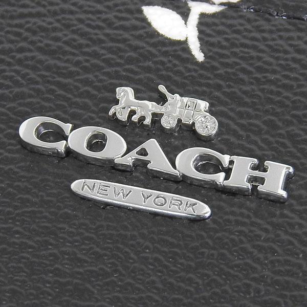 COACH（コーチ） 財布 レディース 二つ折り財布 アウトレット ブラック