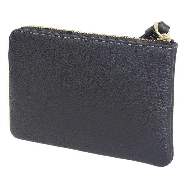 コーチ 小物 レディース ポーチ アウトレット レザー ブラック コーナージップ リストレット PBBLD LTH CORNER ZIP WRISTLET CP483IMBLK COACH｜riverall-men｜04