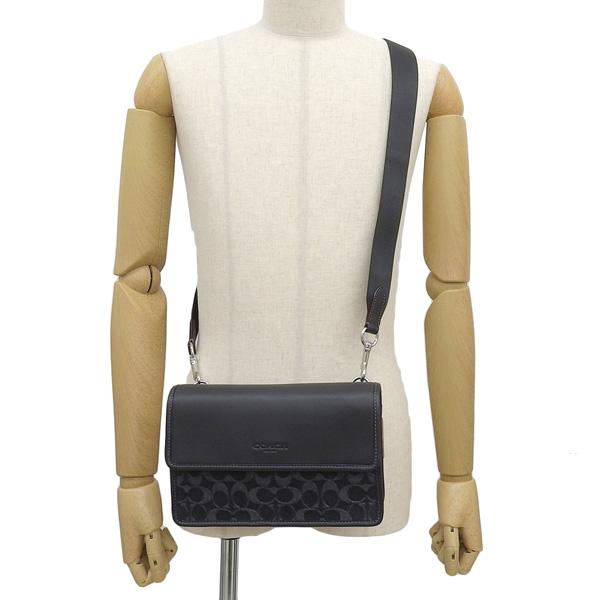 COACH コーチ バッグ メンズ ショルダーバッグ アウトレット ブラック  