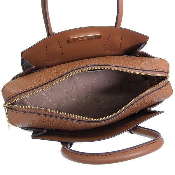 マイケルコース ハンドバッグ ショルダーバッグ 2WAYバッグ MKロゴ 茶 MICHAEL KORS（マイケルコース） ハンドバッグ ショルダーバッグ 2WAY