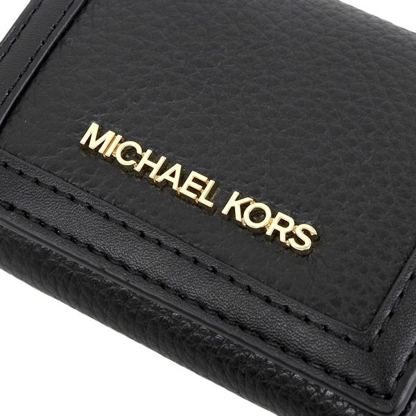 マイケルコース 財布 レディース 三つ折り財布 アウトレット レザー ブラック D35F3GTVD0L-BLACK MICHAEL KORS｜riverall-men｜06