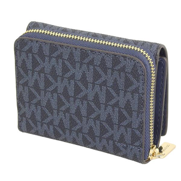 マイケルコース 財布 レディース 三つ折り財布 アウトレット ネイビー SM MF ZA WALLET D35F3GTVZ5B-NAVY MICHAEL KORS｜riverall-men｜04