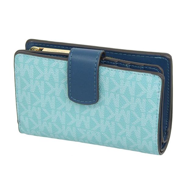 MICHAEL KORS（マイケルコース） 財布 折財布 二つ折り 財布 ブルー