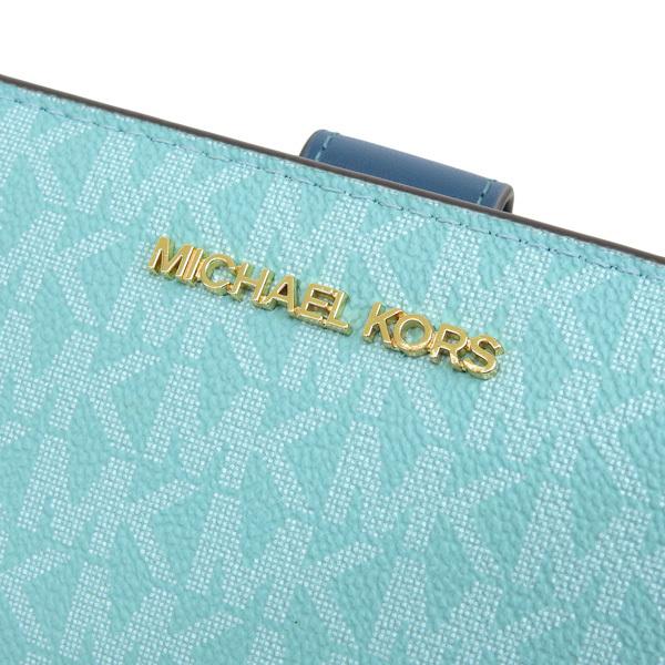 MICHAEL KORS（マイケルコース） 財布 折財布 二つ折り 財布 ブルー