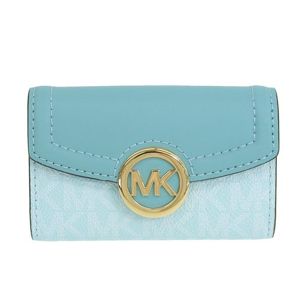 MICHAEL KORS（マイケルコース） キーケース 6連 鍵入れ ライトブルー