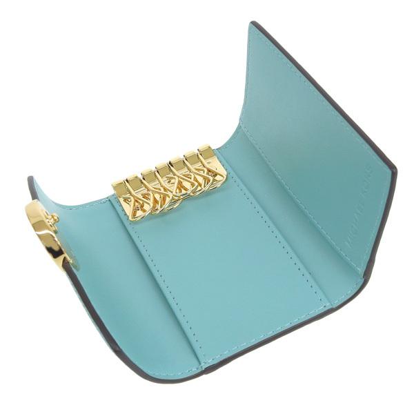 MICHAEL KORS（マイケルコース） キーケース 6連 鍵入れ ライトブルー