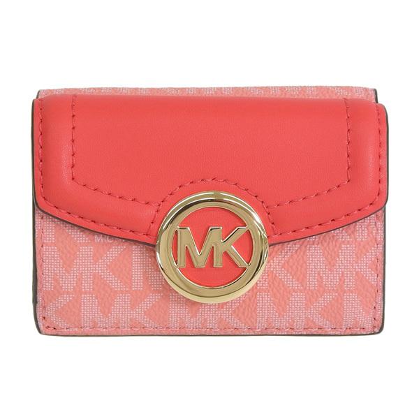コンパクトな折り財布✨ 新品 MICHAEL KORS 折り財布 ライトピンク マイケルコース MICHAEL KORS 財布 （ピンク） -waja bazar - 海外