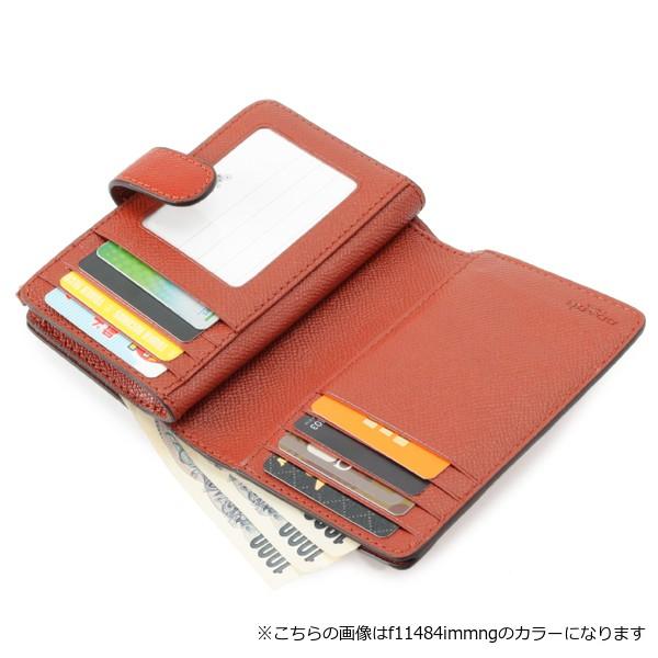コーチ COACH 二つ折り財布  F11484 COACH（コーチ） 財布 二つ折り L字ファスナー アウトレット