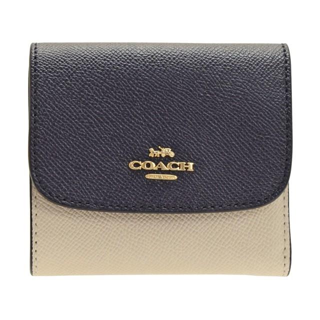 財布　coach COACH（コーチ） 財布 アウトレット 三つ折り バイカラー f26458
