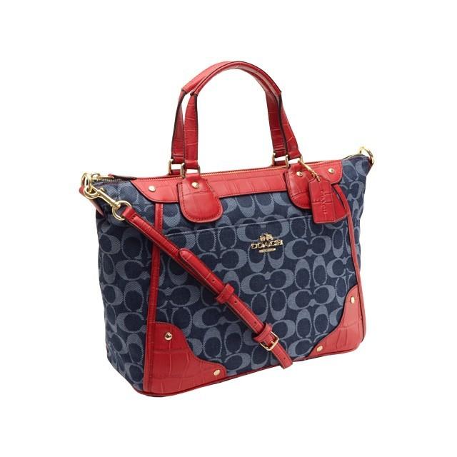 COACH（コーチ） バッグ トートバッグ デニム 2way ショルダー