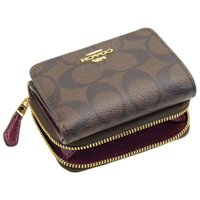 【新品】コーチ ミニ財布 アウトレット レディース COACH F41302 COACH（コーチ） 財布 折財布 ミニ コンパクト シグネチャー