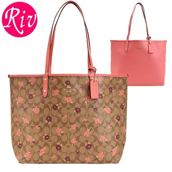 COACH（コーチ） バッグ トートバッグ リバーシブル シグネチャー 花柄