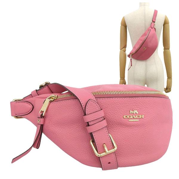 COACH（コーチ） ウエストバッグ バッグ レザー ピンク レディース