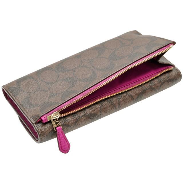 COACH（コーチ） 財布 レディース 三つ折り 長財布 F52681 : FASCINO