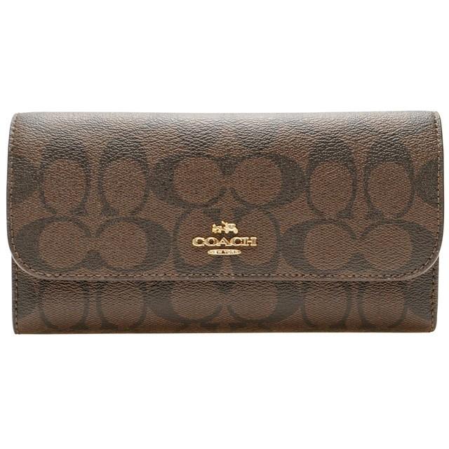 COACH（コーチ） 財布 レディース 三つ折り 長財布 F52681 : FASCINO