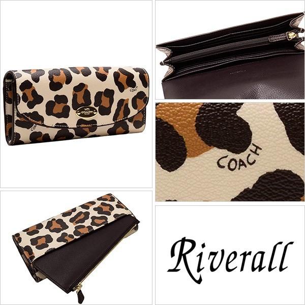 COACH（コーチ） 長財布 レオパード 折り財布 新作 F53566 : FASCINO