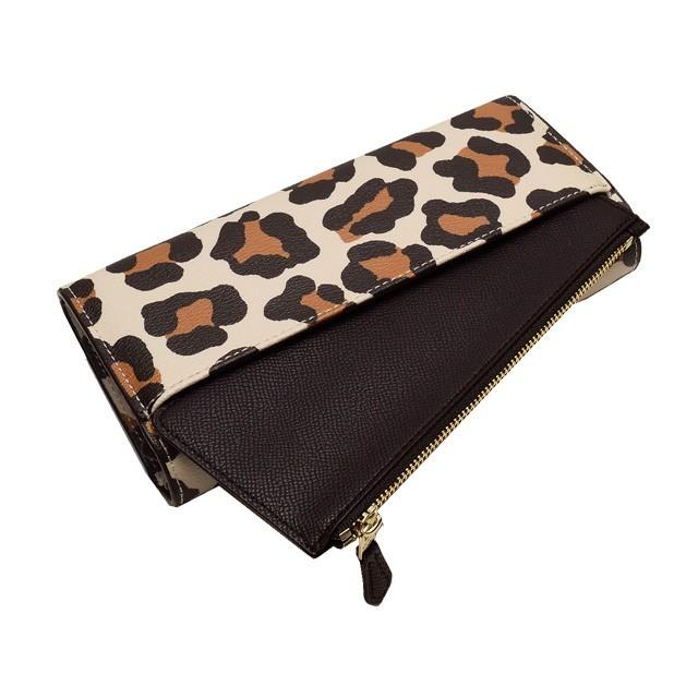 COACH（コーチ） 長財布 レオパード 折り財布 新作 F53566 : FASCINO