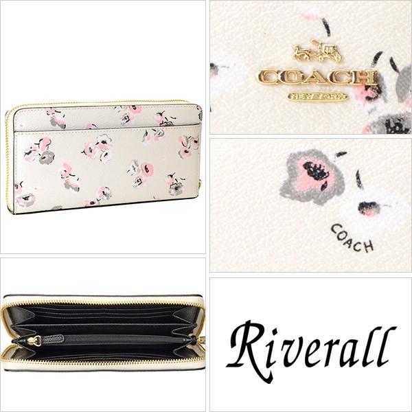 COACH（コーチ） 財布 長財布 レディース ラウンドファスナー 花