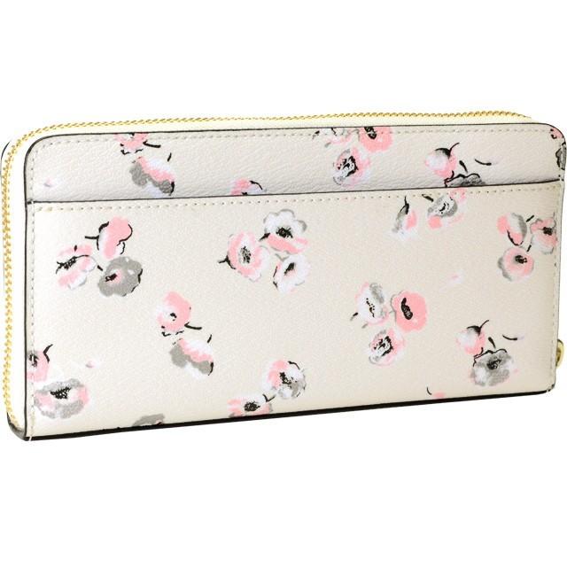 COACH（コーチ） 財布 長財布 レディース ラウンドファスナー 花
