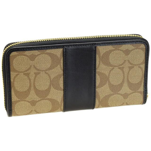 COACH（コーチ） 財布 長財布 ラウンドファスナー シグネチャー