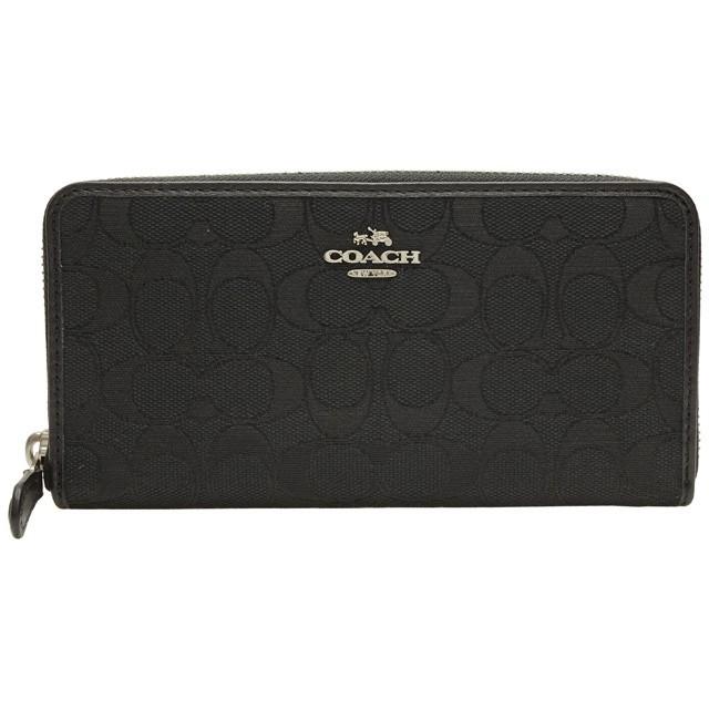 COACH（コーチ） 財布 長財布 シグネチャー ラウンドファスナー 新作