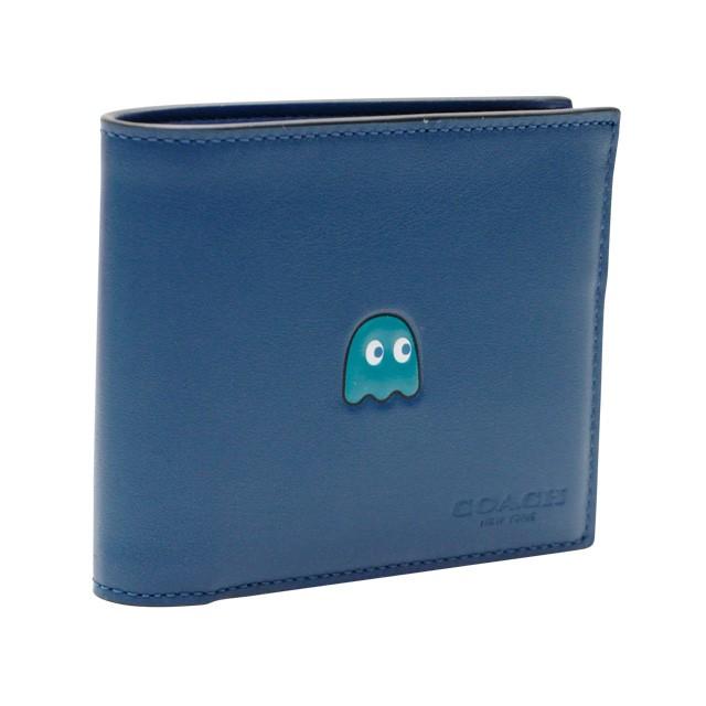 COACH（コーチ） 財布 パックマン パスケース付 メンズ 二つ折り財布