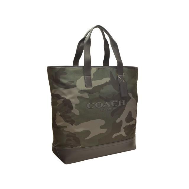 COACH カモフラージュ柄トートバッグ COACH コーチ バッグ キャンバス レザー カモフラージュ 迷彩柄