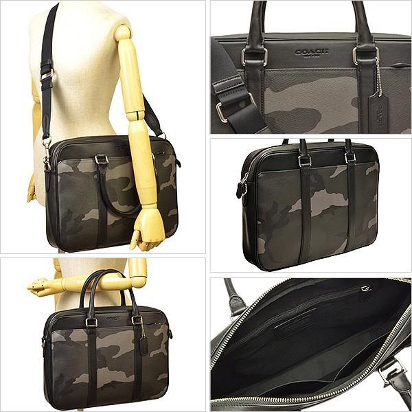 coach ビジネスバッグ　迷彩 美品】COACH コーチ ビジネスバッグ ブリーフケース 迷彩