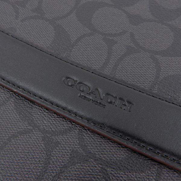 COACH（コーチ） クラッチバッグ シグネチャー バッグ ブラック メンズ