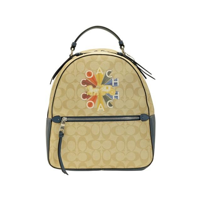 コーチ　リュック COACH 【COACH】コーチ レザー ミニリュック Wポケット ブラック