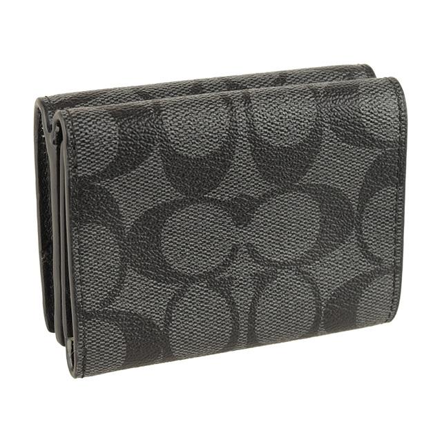 COACH（コーチ） 財布 折財布 ミニ コンパクト メンズ シグネチャー