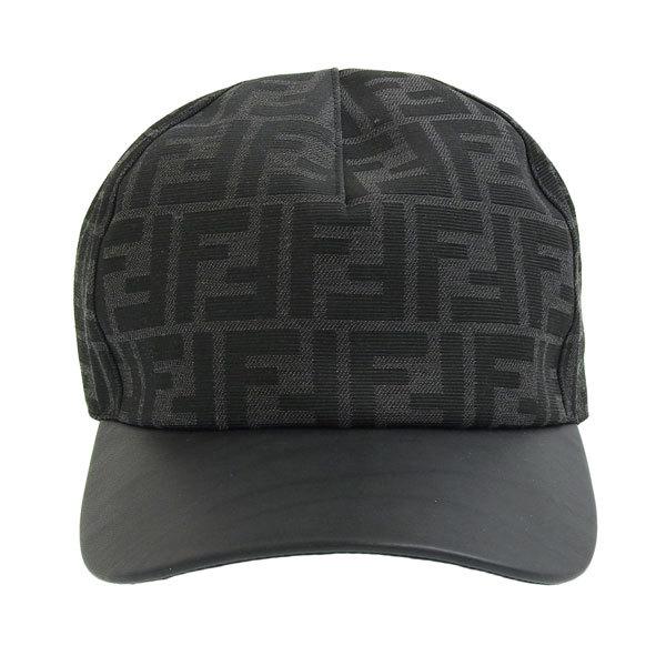 FENDI（フェンディ） Lサイズ FENDI CANVAS PELLE キャップ