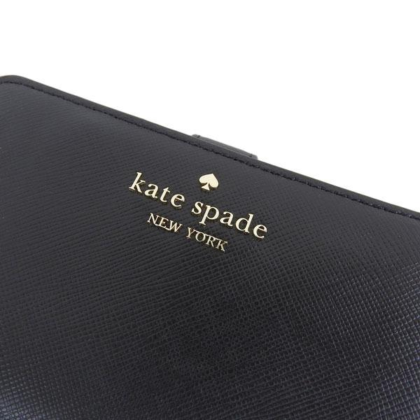 ♡kate spade NEW YORK♡二つ折り財布♡ブラック♡ ケイトスペードニューヨーク kate spade new york 財布 （ブラック