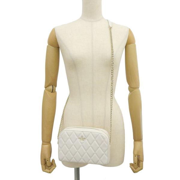 新品 ケイトスペード kate spade ショルダーバッグ ミディアム カメラ バッグ ホワイト 白 ベージュ kate spade NEW YORK - 新品 ケイトスペード kate spade ショルダー